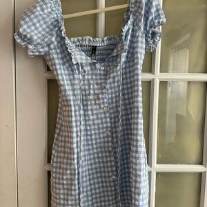 Blue Gingham Dress